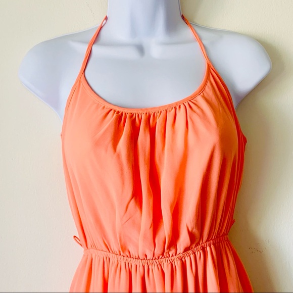 Forever 21 F21 • Pink Long Maxi Ruffles Dress XS - Picture 3 of 7